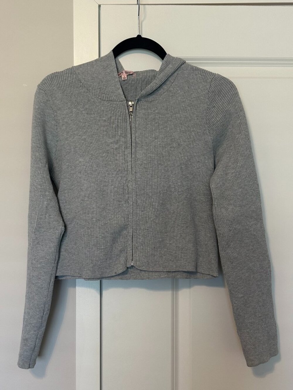 Bailey Rose Crop Zip-up Hoodie